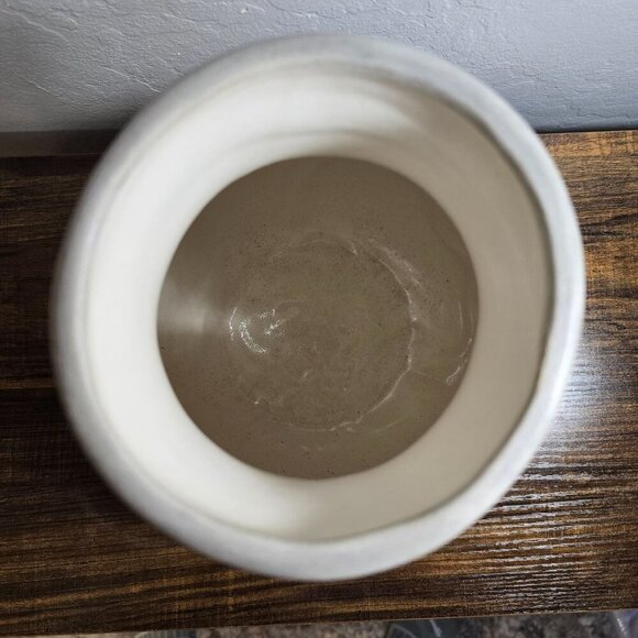 Dineh Navajo Native American Etched Ceramic Vase 9.5x8" Sunset Mountains Signed - Picture 10 of 15